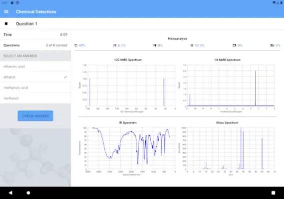 Chemical Detectives android App screenshot 0