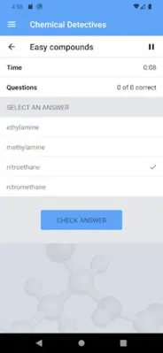 Chemical Detectives android App screenshot 2
